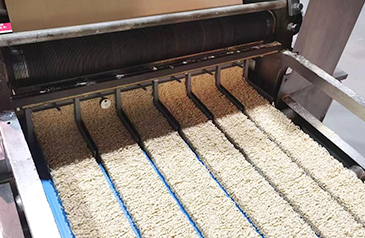 Linea di produzione di tagliatelle non fritte