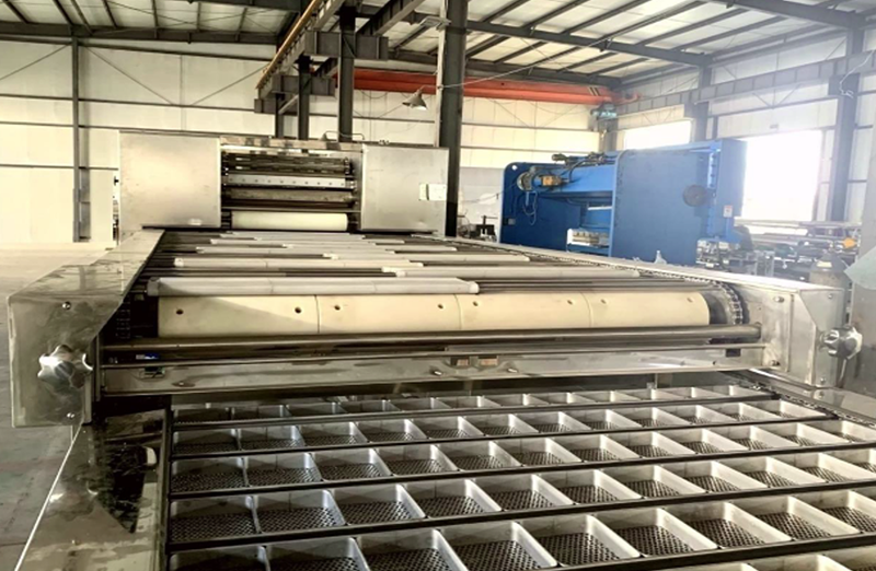 Linea di produzione di noodle quadrati istantanei fritti