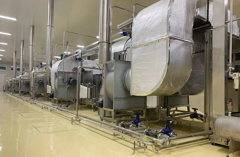 Linea di produzione di noodle a cottura rapida
